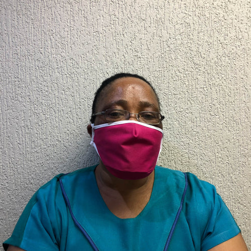 Mask 3-Layer Fabric 3D - Passion Pink - Cargo Shop Online
