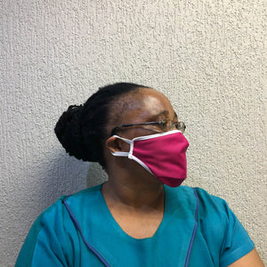 Mask 3-Layer Fabric 3D - Passion Pink - Cargo Shop Online