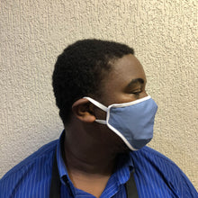 Load image into Gallery viewer, Mask 3-Layer Fabric 3D - Poly Sky blue - Cargo Shop Online

